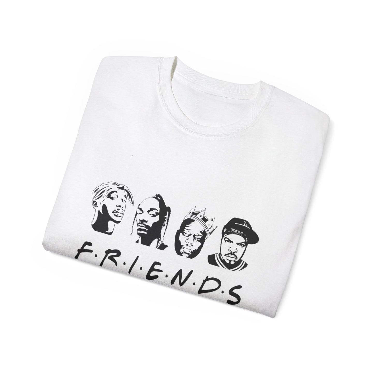 Unisex Ultra Cotton Tee - 'FRIENDS' Graphic Tee for Music Lovers