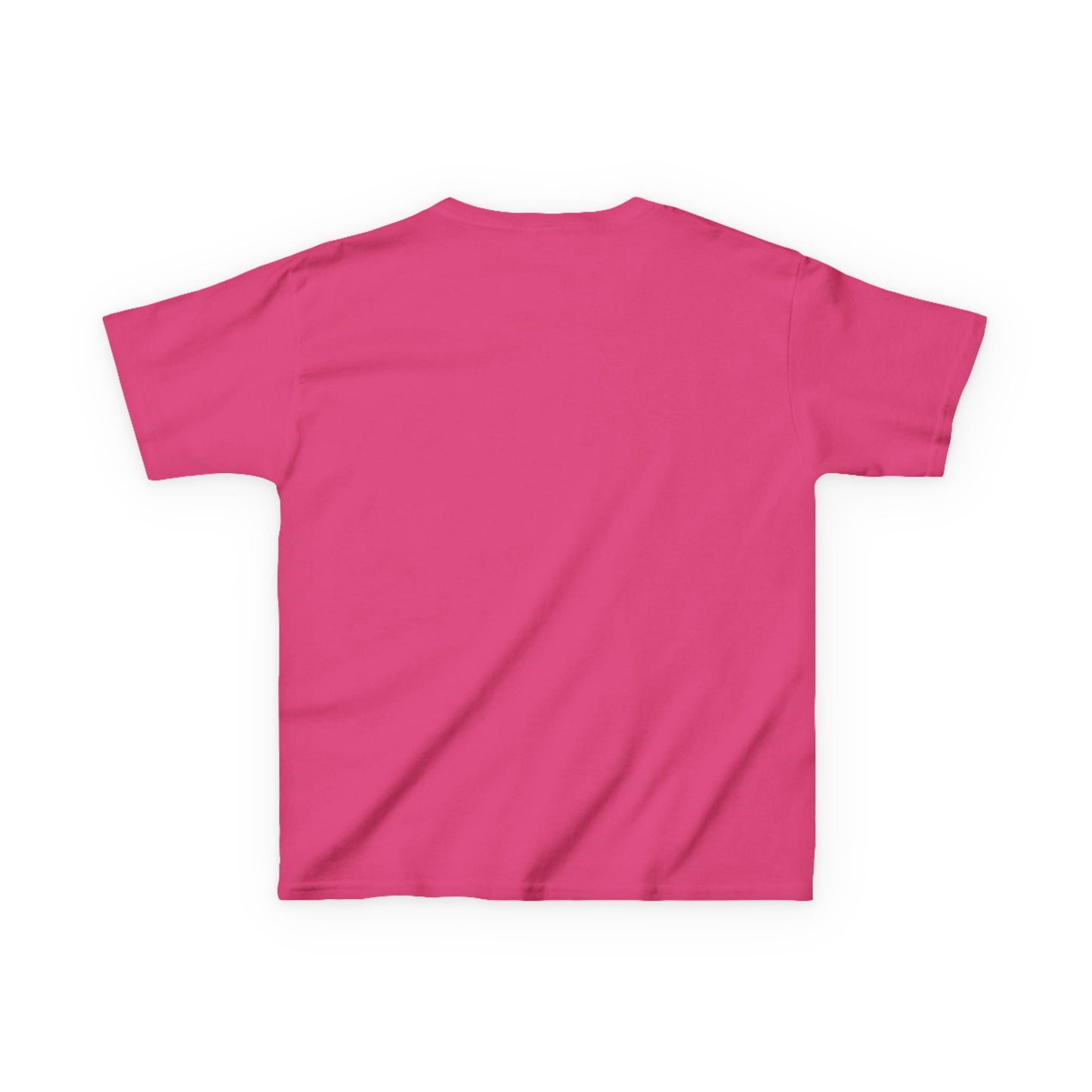 Charming Cartoon Girl Kids Heavy Cotton Tee - Perfect for Playtime & Parties