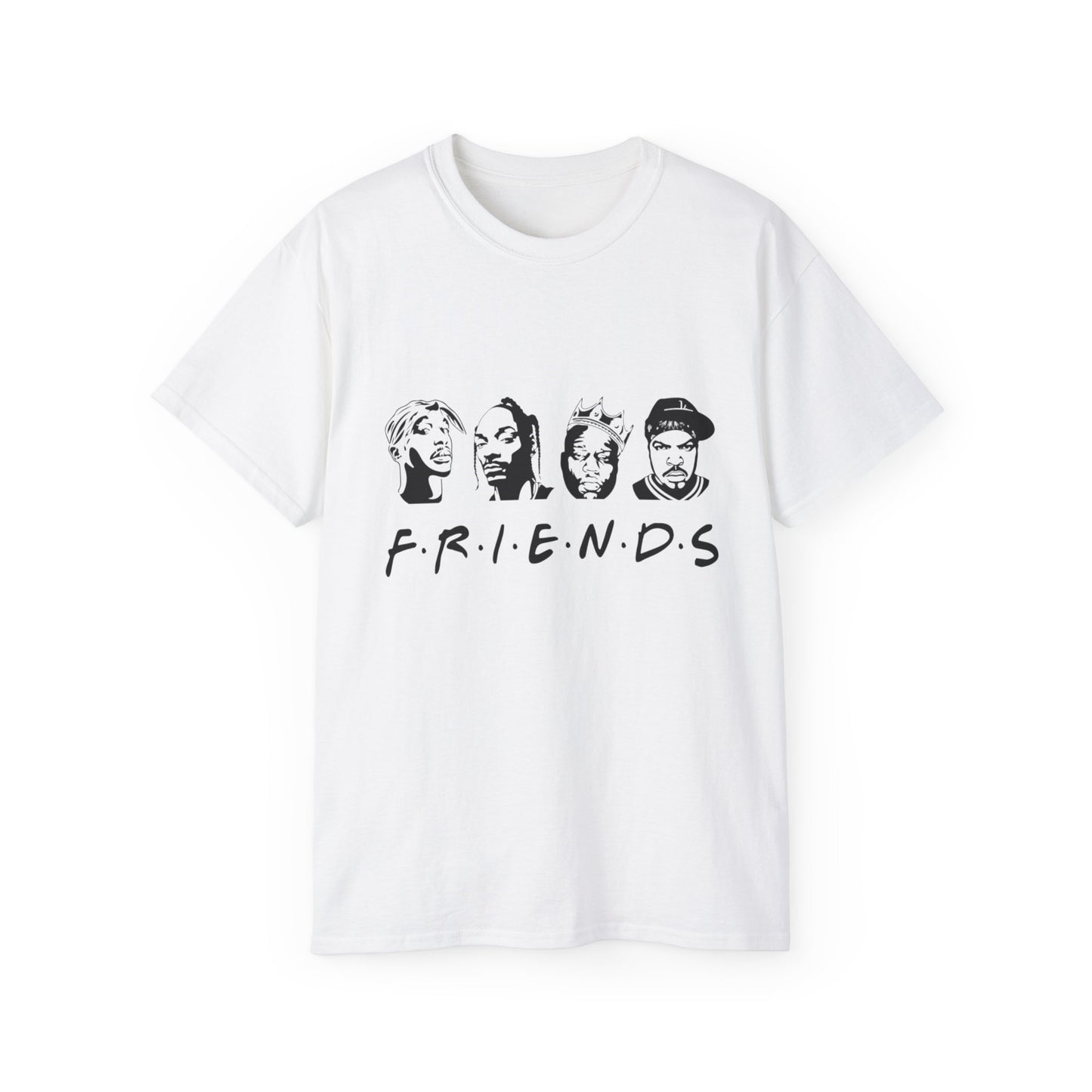 Unisex Ultra Cotton Tee - 'FRIENDS' Graphic Tee for Music Lovers