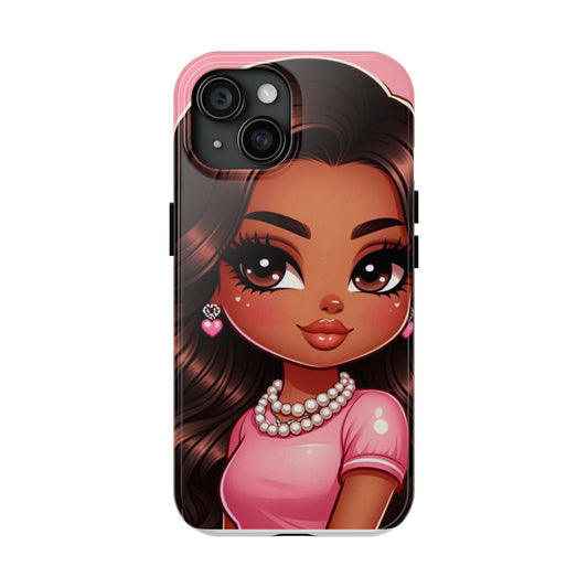 Stylish Tough Phone Case with Cute Character Design